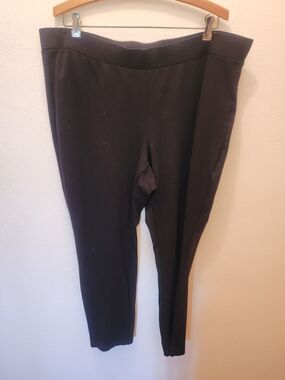 Roz & Ali Black Leggings Size 2X